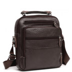 Чоловічий шкіряний месенджер через коричневий плече Tiding Bag M38-5112C - Фотографія № 100 Чоловічий шкіряний месенджер через коричневий плече Tiding Bag M38-5112C - Фотографія № 100