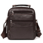 Чоловічий шкіряний месенджер через коричневий плече Tiding Bag M38-5112C - Фотографія № 101 Чоловічий шкіряний месенджер через коричневий плече Tiding Bag M38-5112C - Фотографія № 101