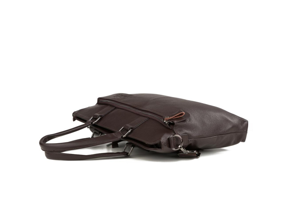 Сумка мужская для документов из натуральной кожи Tiding Bag M38-6901-3C - Фото № 2