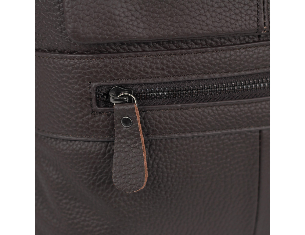 Мессенджер коричневый мужской Tiding Bag M38-7812C - Фото № 2