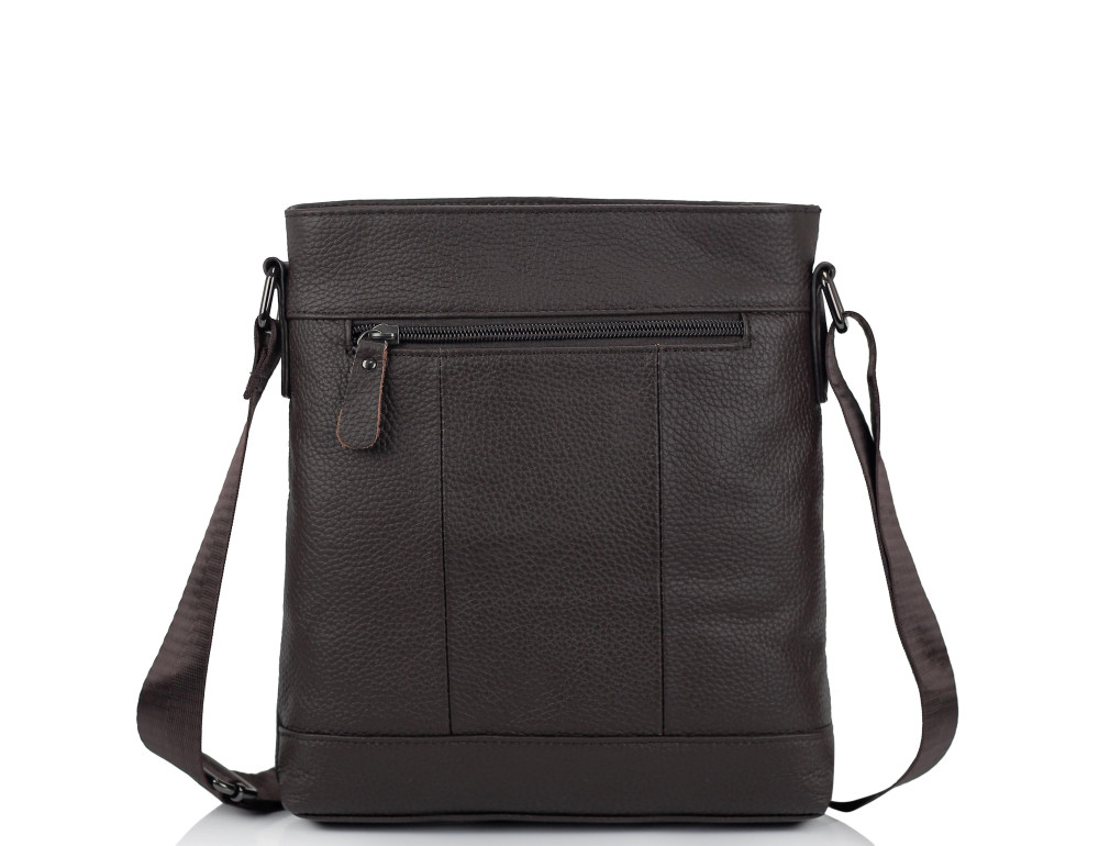 Мессенджер коричневый мужской Tiding Bag M38-7812C - Фото № 4
