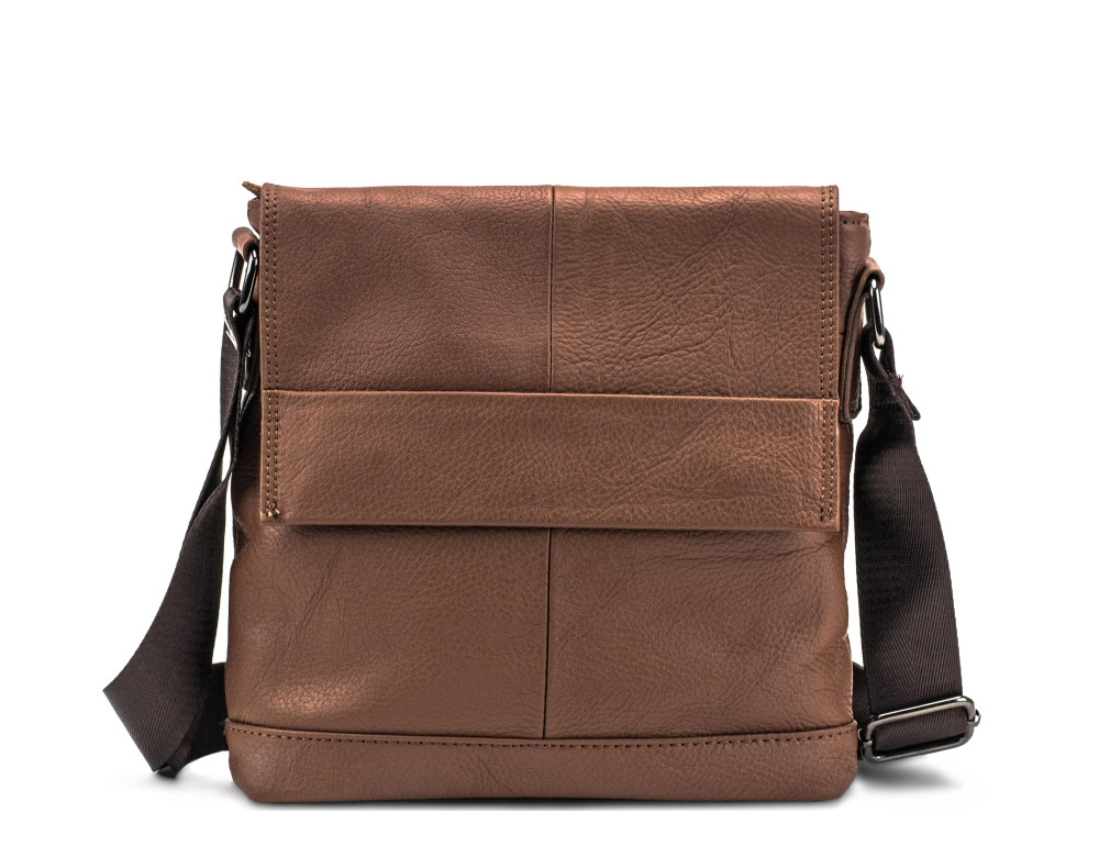Мессенджер через плечо мужской кожаный Tiding Bag M38-8136C - Фотографія № 4