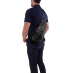 Мужской кожаный рюкзак на одну шлейку Tiding Bag M38-8151A - Фото № 107