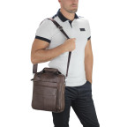 Мужская кожаная сумка с ручками и съемным ремнем Tiding Bag M38-8861B - Фото № 106