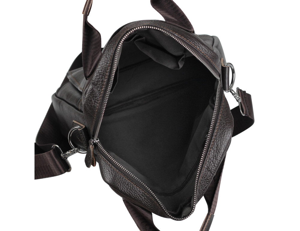 Сумка через плечо кожаная мужская Tiding Bag M38-8861DB - Фото № 3