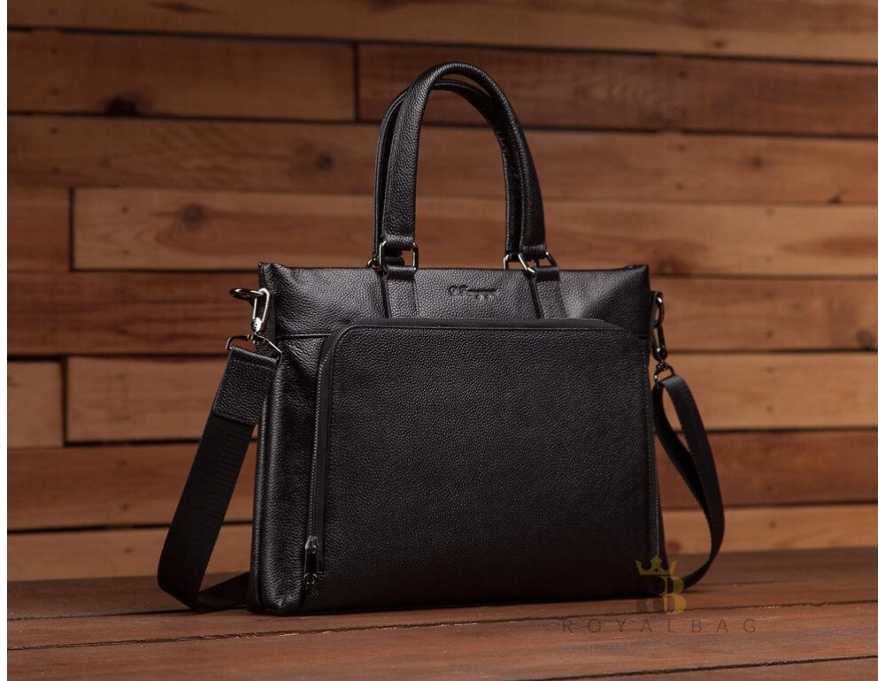 Мужская повседневная сумка зернистая натуральная кожа Tiding Bag M38-9177-2A - Фото № 2