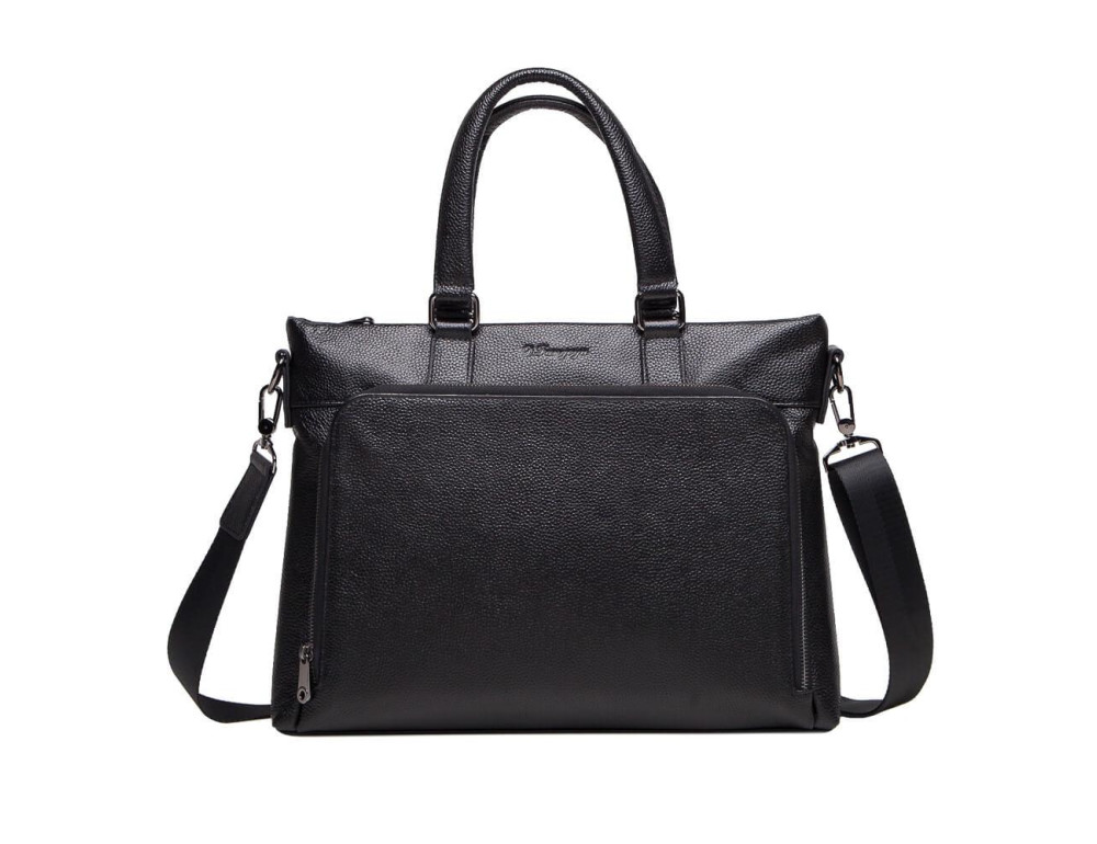 Мужская повседневная сумка зернистая натуральная кожа Tiding Bag M38-9177-2A - Фото № 3