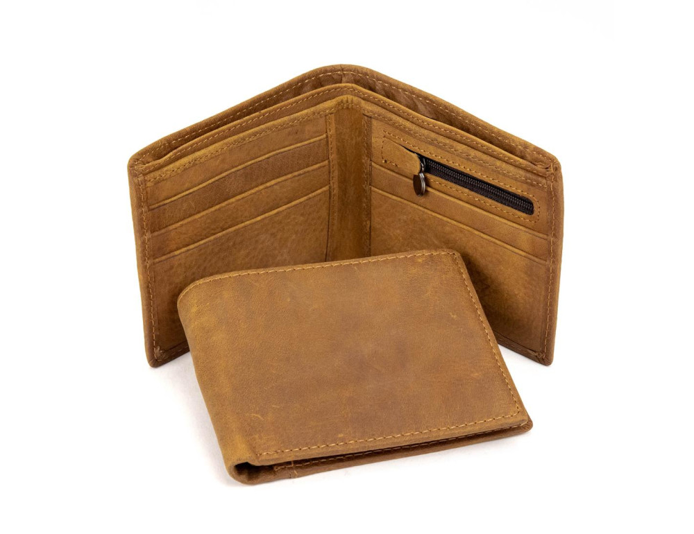 Портмоне маленьке світло-коричневе Tiding Bag M39-1021-1B - Фотографія № 2