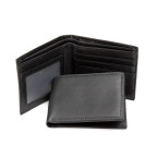 Класичне чорне шкіряне портмоне Tiding Bag M39-1023-3A - Фотографія № 101