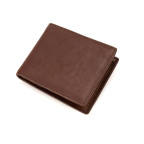 Чоловічий маленький портмоне шкіряний коричневий Tiding Bag M39-609-21DB - Фотографія № 100