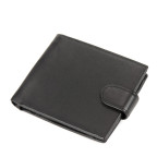Чорне портмоне на кнопці з монетницею Tiding Bag M39-8069BRA - Фотографія № 100