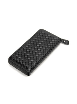 Клатч кожанный плетенный Tiding Bag M39-9001A