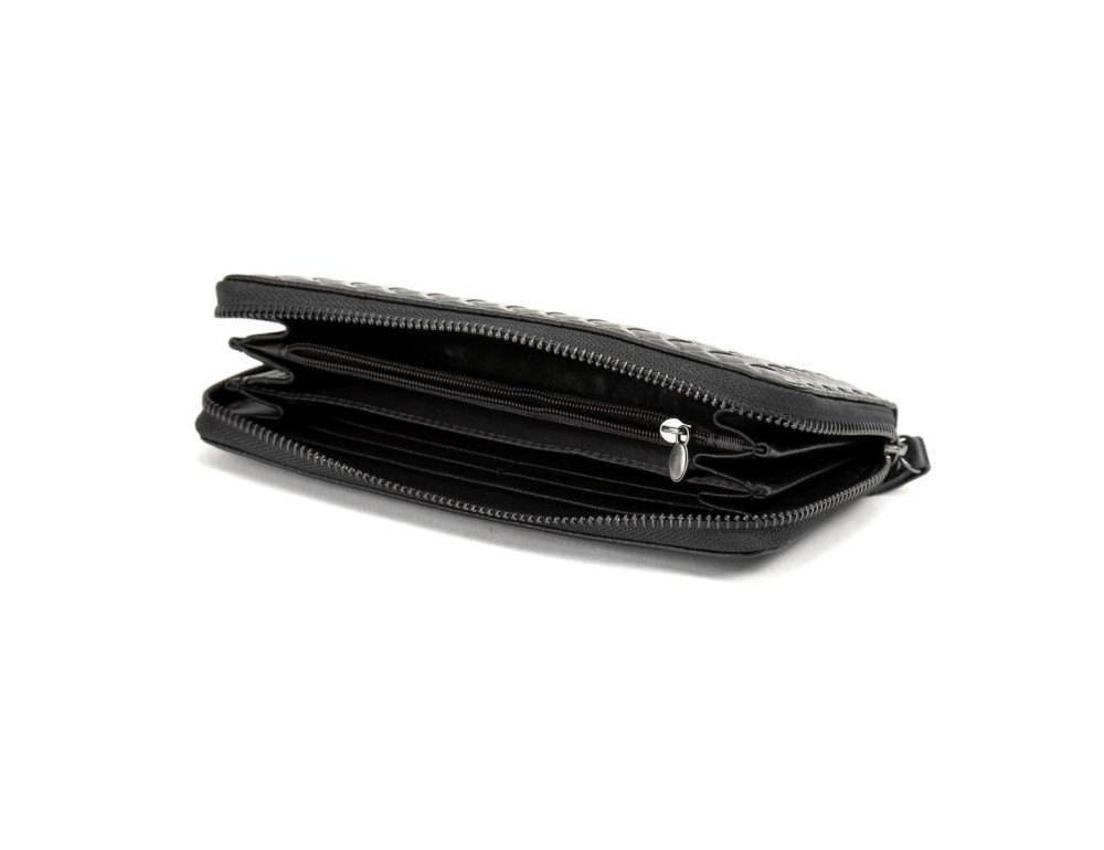 Клатч шкіряний плетений Tiding Bag M39-9001A - Фотографія № 4