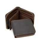 Винтажное портмоне на молнии Tiding Bag M39-FA28DB - Фото № 101