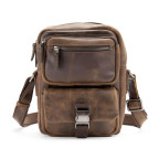 Мессенджер из винтажной кожи Tiding Bag M39-FM811DB - Фото № 100