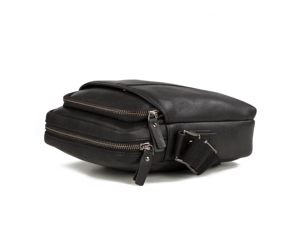 Чоловіча сумка-месенджер через плече натуральна шкіра Tiding Bag M47-21109-1A - Фотографія № 3