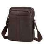 Мужская кожаная сумка через плечо на молнии Tiding Bag M47-21109-1C - Фото № 100 Мужская кожаная сумка через плечо на молнии Tiding Bag M47-21109-1C - Фото № 100