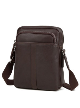 Мужская кожаная сумка через плечо на молнии Tiding Bag M47-21109-1C