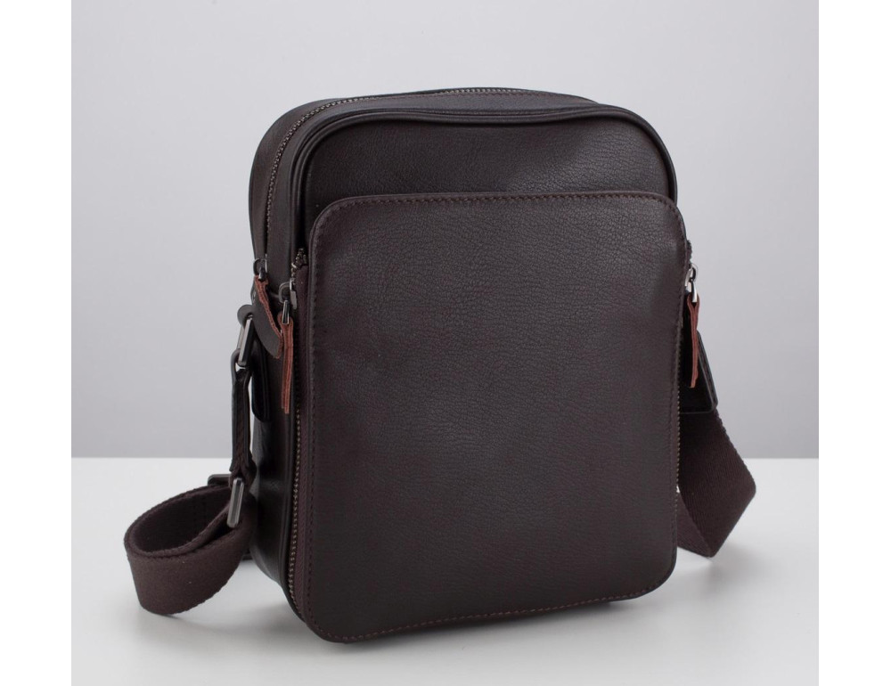 Сумка через плечо мужская кожаная Tiding Bag M47-22005-2C - Фото № 2