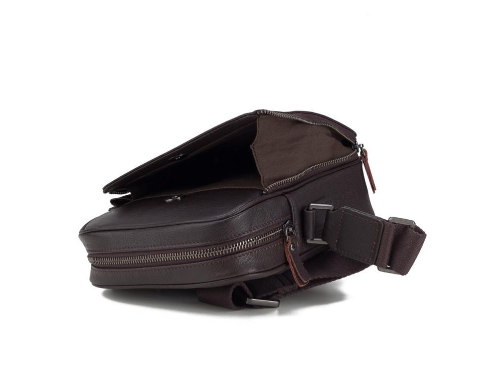 Сумка через плечо мужская кожаная Tiding Bag M47-22005-2C - Фото № 4