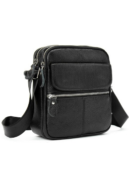 Шкіряний чоловічий месенджер на два відділення Tiding Bag M56-1189A