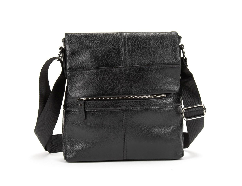 Шкіряний чоловічий месенджер із клапаном Tiding Bag M56-17207A - Фотографія № 5