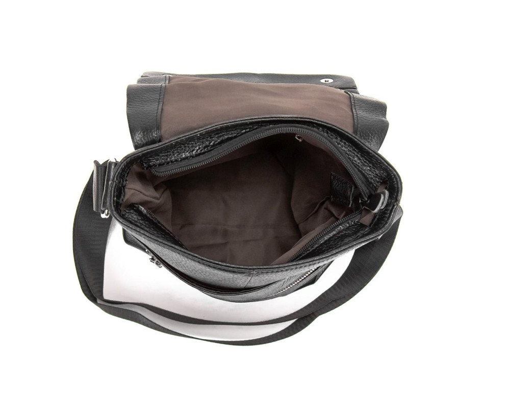 Шкіряний чоловічий месенджер із клапаном Tiding Bag M56-17207A - Фотографія № 6