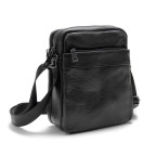 Кожаный мужской мессенджер на два отделения Tiding Bag M56-2001A - Фото № 100