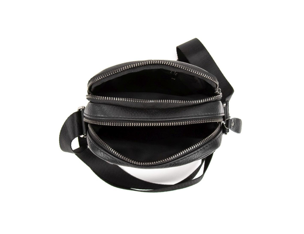 Шкіряний невеликий месенджер на два відділення Tiding Bag M56-2004A - Фотографія № 6