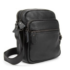 Шкіряний невеликий месенджер на два відділення Tiding Bag M56-2004A - Фотографія № 100