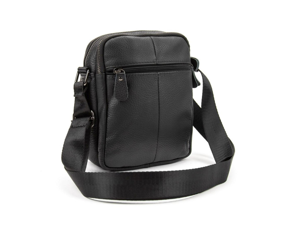 Шкіряний невеликий месенджер на два відділення Tiding Bag M56-2004A - Фотографія № 4
