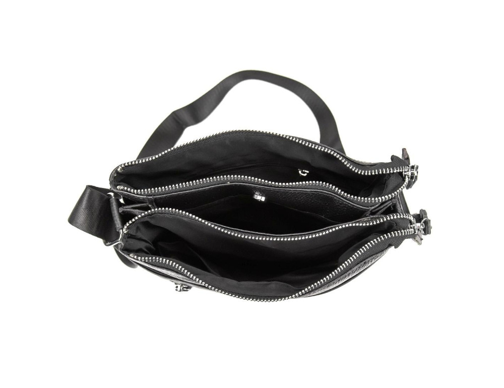 Шкіряний месенджер на три відділи Tiding Bag M56-3639A - Фотографія № 5