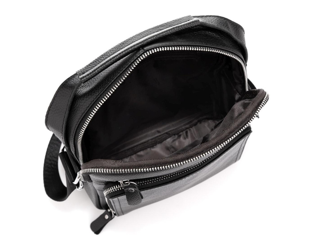 Барсетка мужская кожаная через плечо Tiding Bag M5608-1A - Фото № 3