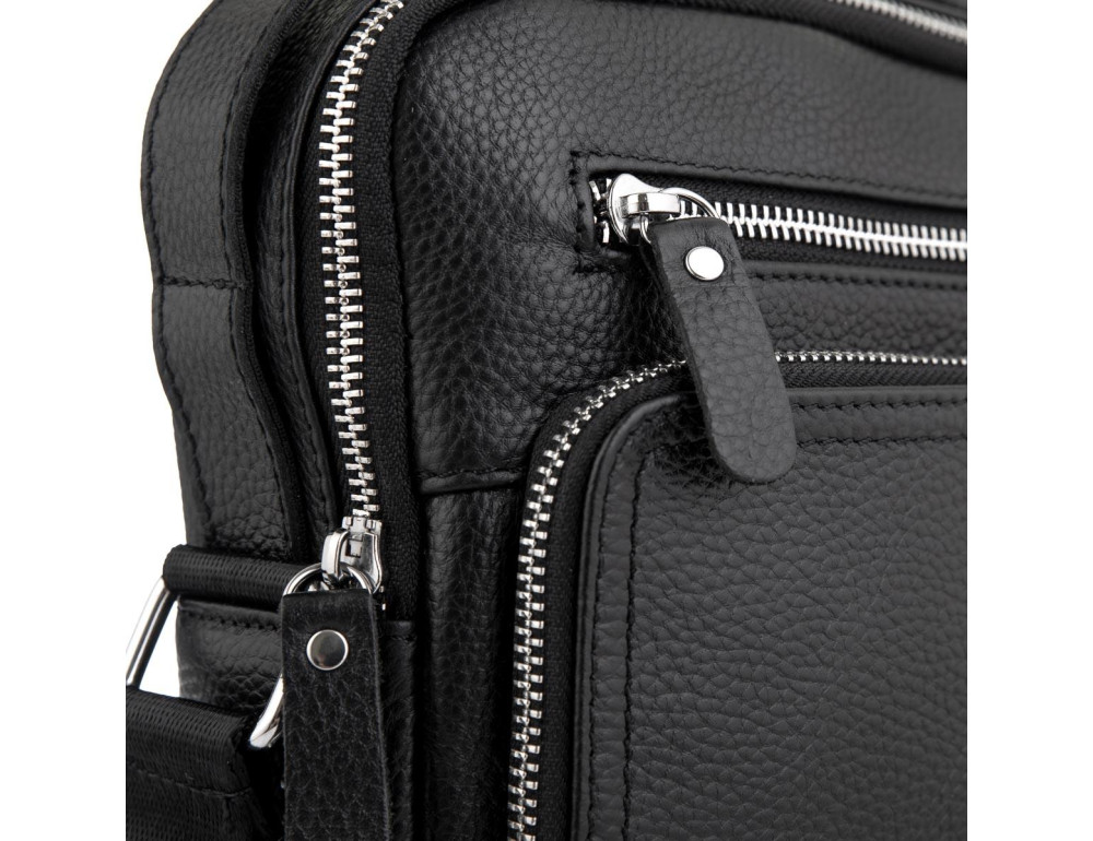 Барсетка мужская кожаная через плечо Tiding Bag M5608-1A - Фото № 4