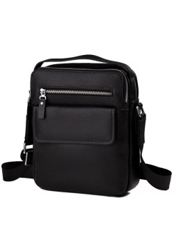 Мужская кожаная сумка через плечо с ручкой Tiding Bag M5609-1A