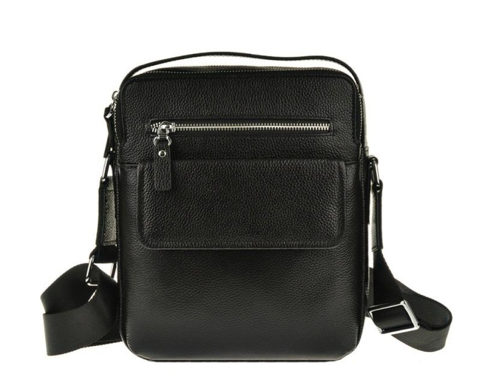 Мужская кожаная сумка через плечо с ручкой Tiding Bag M5609-1A - Фото № 6