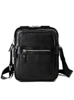 Сумка мужская через плечо из натуральной кожи Tiding Bag M5610A