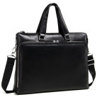 Деловая мужская кожаная сумка-портфель для документов Tiding Bag M664-4A - Фото № 100