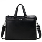 Деловая мужская кожаная сумка-портфель для документов Tiding Bag M664-4A - Фото № 106