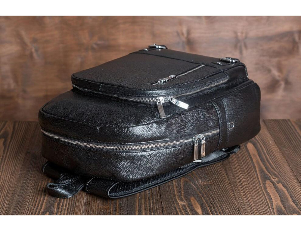 Рюкзак кожаный Tiding Bag M7808A - Фото № 5