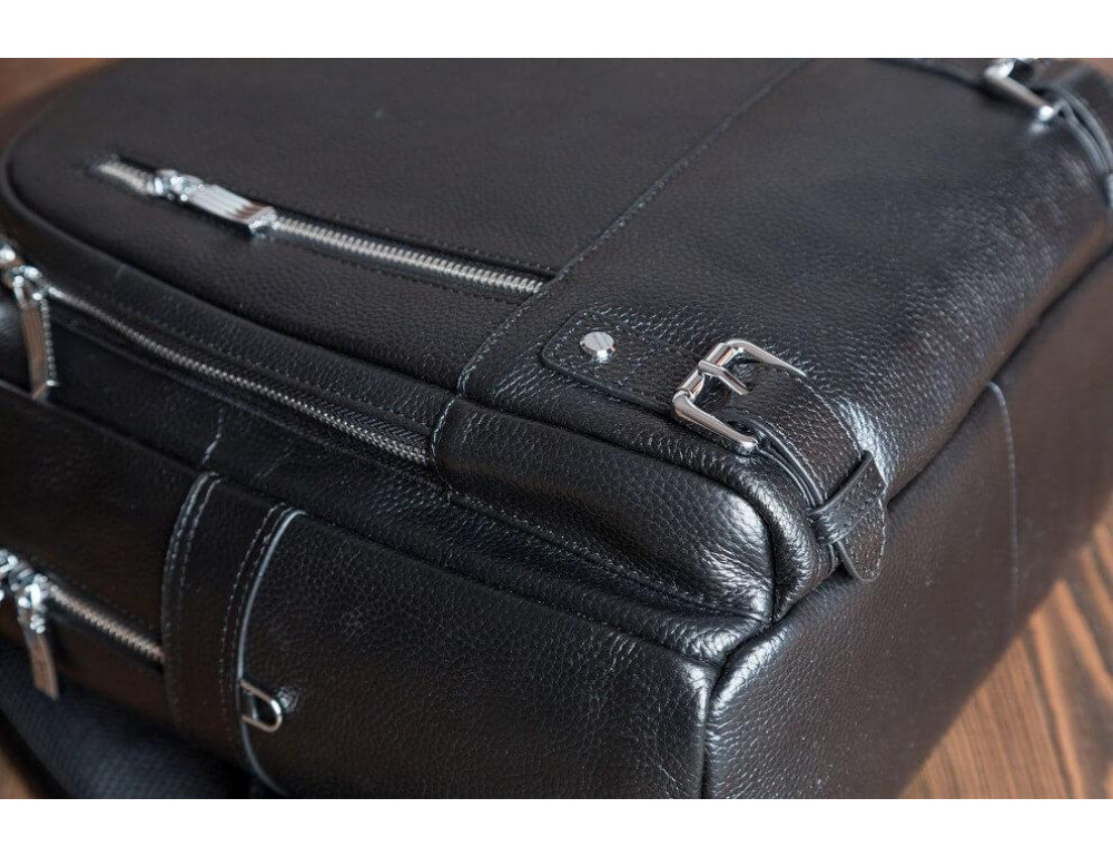 Рюкзак кожаный Tiding Bag M7808A - Фото № 9