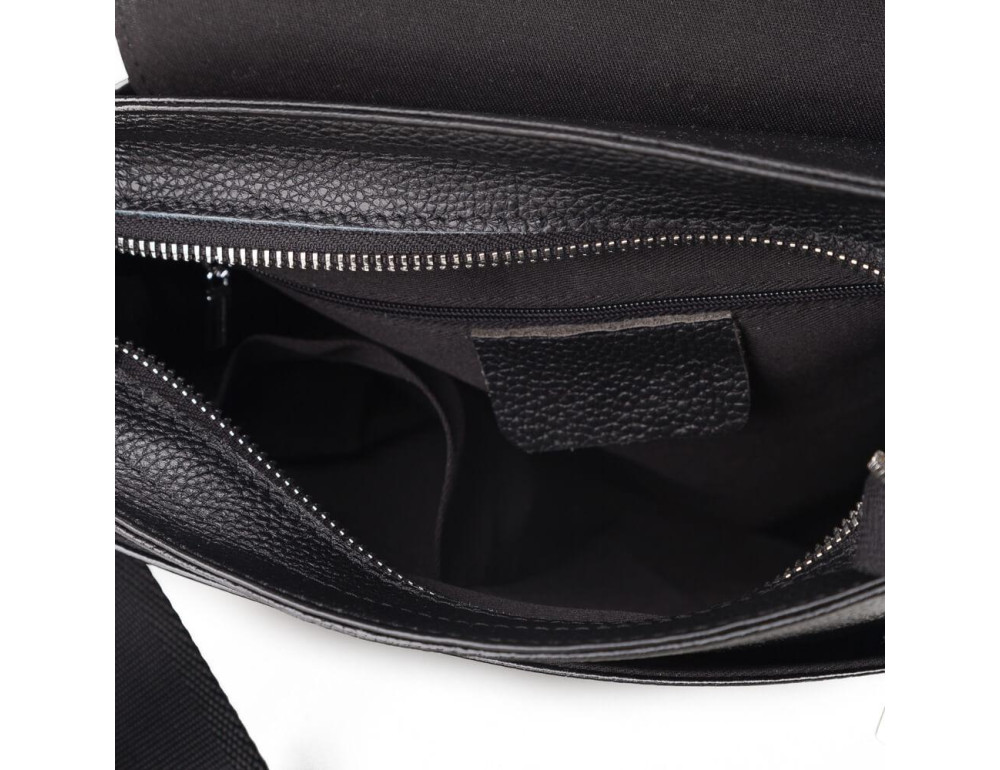 Сумка через плечо мужская кожаная с клапаном Tiding Bag M8009-3A - Фото № 2