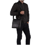 Сумка через плечо мужская кожаная с клапаном Tiding Bag M8009-3A - Фото № 103