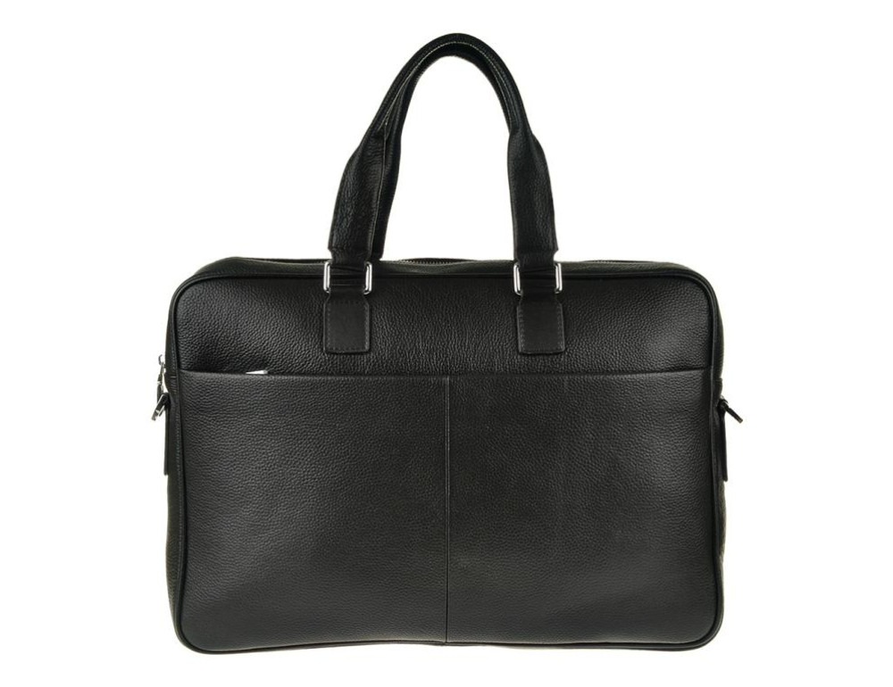Сумка-портфель мужская кожаная для ноутбука и документов Tiding Bag M8018A - Фото № 2