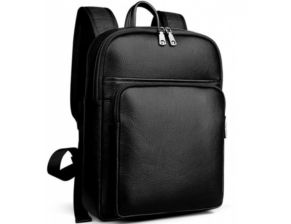 Мужской кожаный рюкзак черного цвета Tiding Bag N2-191116-3A - Фото № 1 Мужской кожаный рюкзак черного цвета Tiding Bag N2-191116-3A - Фото № 1