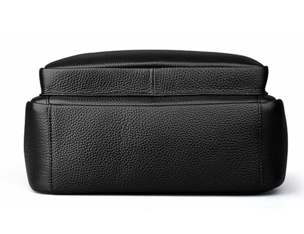Мужской кожаный рюкзак черного цвета Tiding Bag N2-191116-3A - Фото № 7