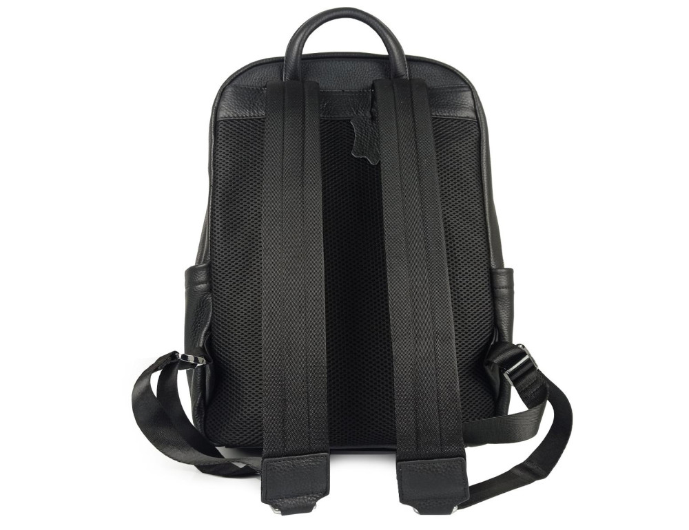 Чоловічий шкіряний рюкзак чорного кольору Tiding Bag N2-201218-3A - Фотографія № 3