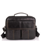 Горизонтальный кожаный мессенджер Tiding Bag N2-403DB - Фото № 101