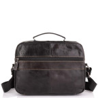 Горизонтальный кожаный мессенджер Tiding Bag N2-403DB - Фото № 102