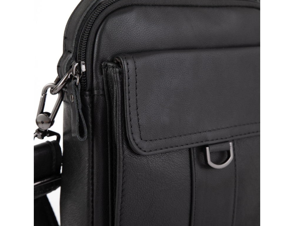 Невелика чоловіча шкіряна сумка через плече Tiding Bag N2-8013A - Фотографія № 2